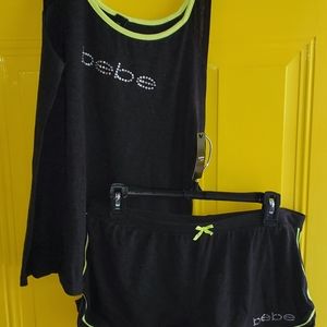 BNWT BEBE 2 PC SEXY SLEEPWEAR JR'S XL